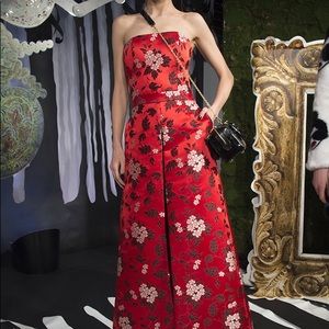 Alice + Olivia 2017 RTW Collection red dress